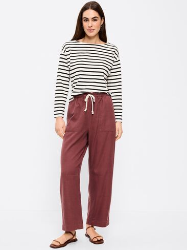 Old Navy High-Waisted Utility Ankle Pants - Mauve in Saudi Arabia