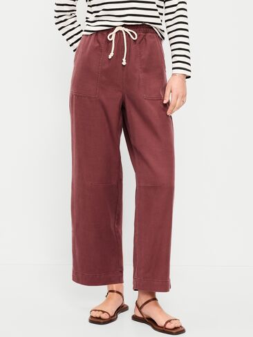Old Navy High-Waisted Utility Ankle Pants - Mauve in Saudi Arabia