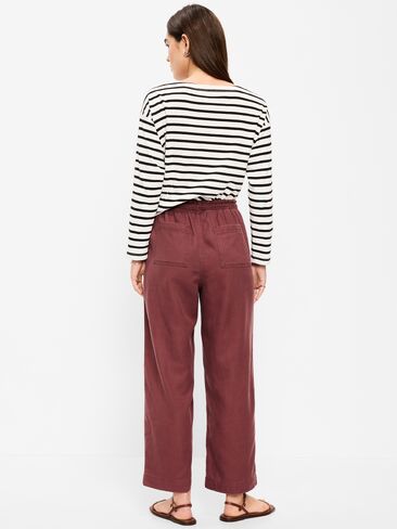 Old Navy High-Waisted Utility Ankle Pants - Mauve in Saudi Arabia