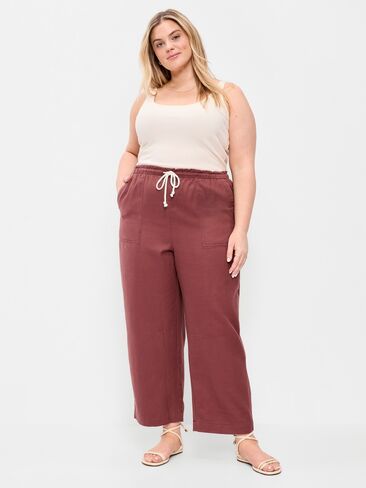 Old Navy High-Waisted Utility Ankle Pants - Mauve in Saudi Arabia