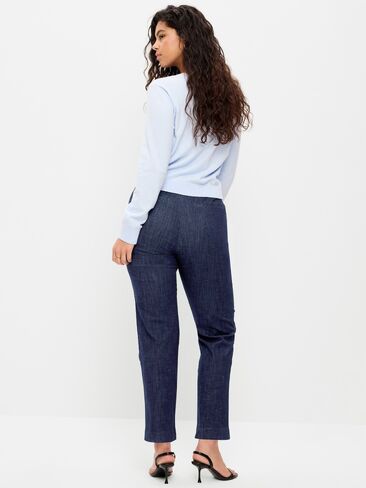 Old Navy High-Waisted Pixie Straight Pants - Dark Wash in Saudi Arabia