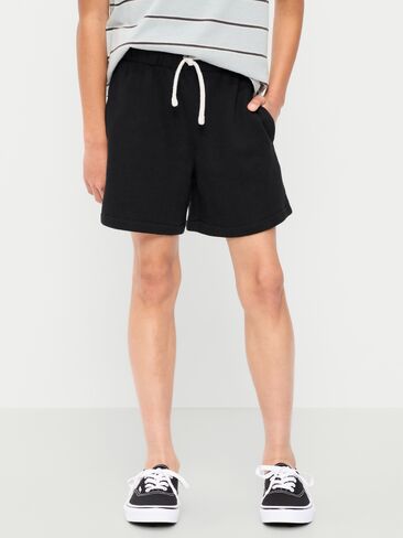 Old Navy Above Knee Fleece Jogger Shorts for Boys - BlackJack in Saudi Arabia