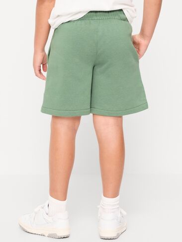 Old Navy Above Knee Fleece Jogger Shorts for Boys - Dark Green in Saudi Arabia