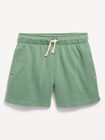 Old Navy Above Knee Fleece Jogger Shorts for Boys - Dark Green in Saudi Arabia