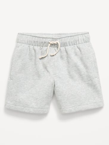 Old Navy Favorite Fleece Above Knee Jogger Shorts for Boys - Medium Heather Gray in Saudi Arabia