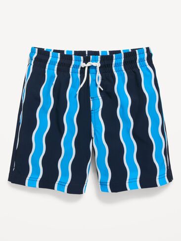 Old Navy Printed Swim Trunks for Boys - Multi-Blue Stripe in Saudi Arabia