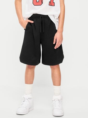 شورت كرة السلة من الصوف الديناميكي من Old Navy للأولاد - بلاك جاك in Saudi Arabia