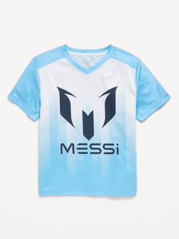 تيشيرت جيرسي لايف ستايل من Old Navy Messi™ للأولاد - أزرق فاتح فروست in Saudi Arabia