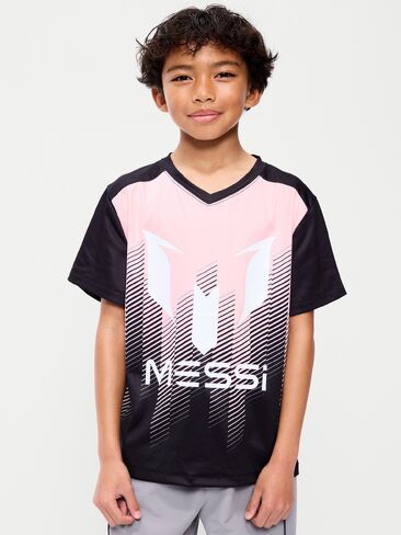 Old Navy Messi™ Lifestyle Jersey T-Shirt for Boys - Power Pink in Saudi Arabia