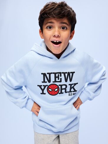 Old Navy Old Navy x Marvel Spider-Man Oversized Pullover Hoodie for Boys - Sky Maintenance in Saudi Arabia