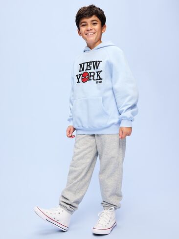 Old Navy Old Navy x Marvel Spider-Man Oversized Pullover Hoodie for Boys - Sky Maintenance in Saudi Arabia