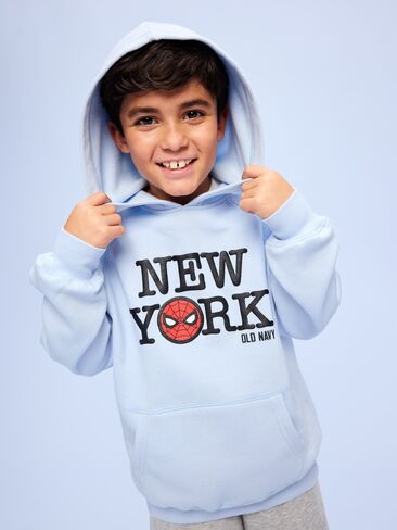 Old Navy Old Navy x Marvel Spider-Man Oversized Pullover Hoodie for Boys - Sky Maintenance in Saudi Arabia