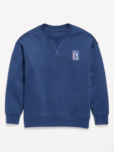 سويت شيرت برسوم محايدة للجنسين من Old Navy PGA TOUR™ للأطفال - أزرق باسيفيك in Saudi Arabia