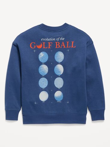 سويت شيرت برسوم محايدة للجنسين من Old Navy PGA TOUR™ للأطفال - أزرق باسيفيك in Saudi Arabia