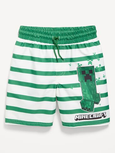 سروال السباحة Old Navy Minecraft™ للأولاد - كريمي in Saudi Arabia