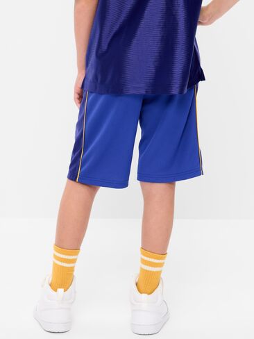 شورت كرة السلة الشبكي الفضفاض أسفل الركبة للأولاد من Old Navy - أزرق أكثر من الأزرق in Kuwait