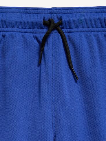شورت كرة السلة الشبكي الفضفاض أسفل الركبة للأولاد من Old Navy - أزرق أكثر من الأزرق in Kuwait