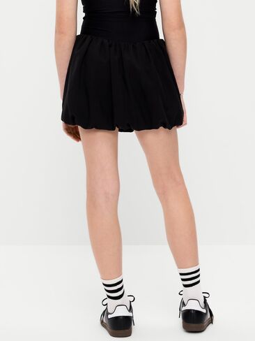 Old Navy High-Waisted PowerSoft Bubble Skort for Girls - Black Jack in Saudi Arabia