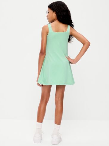Old Navy StudioSmooth Sleeveless Athletic Dress for Girls - PALO VERDE in Saudi Arabia