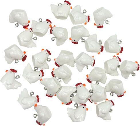 50PCS Luminous Resin Ducks Charms, Mini Yellow Luminous Ducks Resin Pendants, Cute Animal Pendants Bulk, Kawaii Duck Dangle Charms for Necklace Bracelet Earrings Jewelry Making DIY Crafts in Saudi Arabia