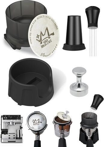 شاشة Espresso Puck وقمع مرشح Portafilter لملحقات مقهى Ninja Luxe، وشاشة مرشح Portafilter مقاس 53.3 مم وقمع جرعات بديل بلاستيكي لـ ES501 ES601 in Kuwait