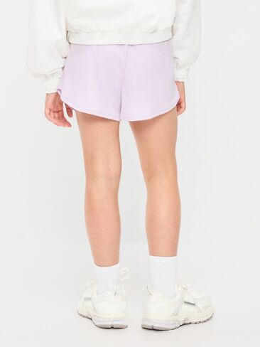 Old Navy High-Waisted Mesh Dolphin-Hem Shorts for Girls - Lilac Ice in Saudi Arabia