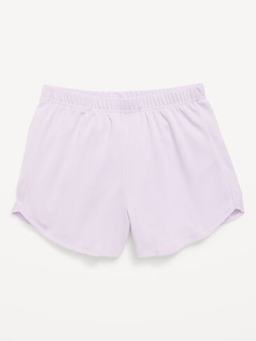 Old Navy High-Waisted Mesh Dolphin-Hem Shorts for Girls - Lilac Ice in Saudi Arabia