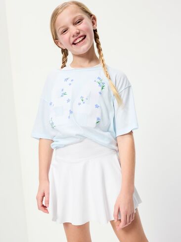 Old Navy High-Waisted PowerSoft Skort for Girls - Calla Lilies in Saudi Arabia