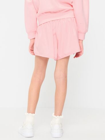 Old Navy High-Waisted StretchTech Performance Shorts for Girls - Pink Sky in Saudi Arabia