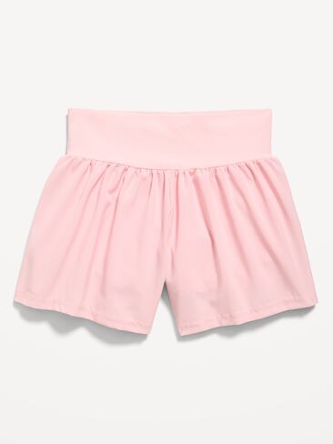 Old Navy High-Waisted StretchTech Performance Shorts for Girls - Pink Sky in Saudi Arabia