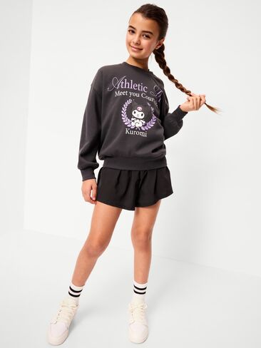 Old Navy High-Waisted StretchTech Performance Shorts for Girls - Black Jack in Saudi Arabia