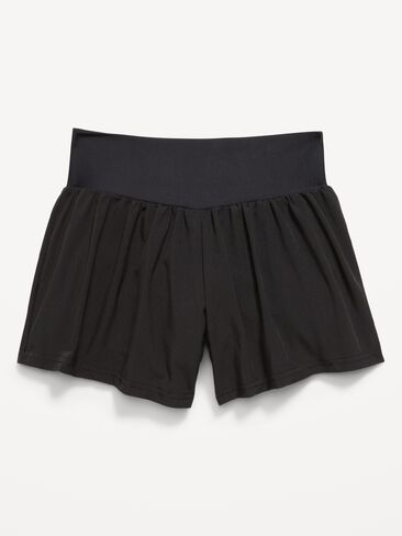 Old Navy High-Waisted StretchTech Performance Shorts for Girls - Black Jack in Saudi Arabia