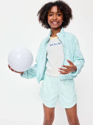 Old Navy High-Waisted Parachute Bow Shorts for Girls - Arctic Air in Saudi Arabia