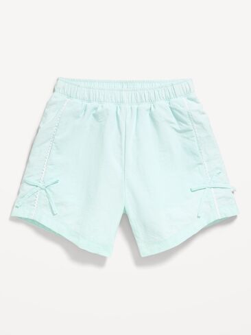 Old Navy High-Waisted Parachute Bow Shorts for Girls - Arctic Air in Saudi Arabia