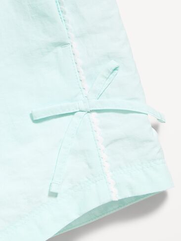 Old Navy High-Waisted Parachute Bow Shorts for Girls - Arctic Air in Saudi Arabia