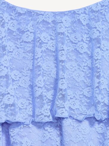 Old Navy Sleeveless Tiered Lace Ruffle Top - Flax Flower in Saudi Arabia