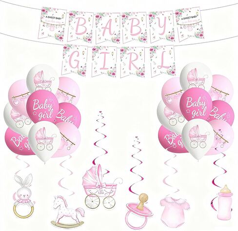 Blue Baby Boy Shower Decorations, Baby Boy Banner Blue White Balloons Banner Hanging Swirls Welcome Baby Banner Baby Shower Decorations Gender Reveal Decor A Sweet Baby is on His Way Party Supplies in Saudi Arabia