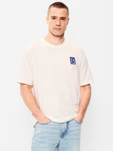 Old Navy PGA TOUR™ Heavyweight Loose T-Shirt - Off White in Saudi Arabia