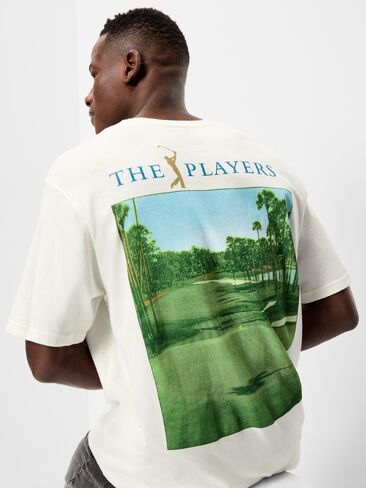 Old Navy PGA TOUR™ Heavyweight Loose T-Shirt - Sea Salt in Saudi Arabia