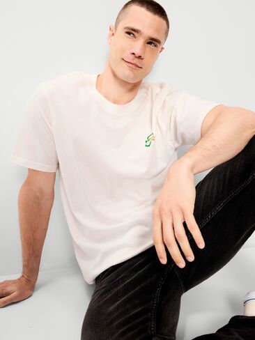 Old Navy PGA TOUR™ Heavyweight Loose T-Shirt - Sea Salt & Fig in Saudi Arabia