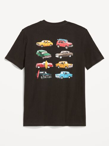 Old Navy Graphic T-Shirt - Black Spark in Saudi Arabia