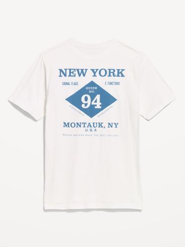 Old Navy Graphic T-Shirt - Black/White in Saudi Arabia