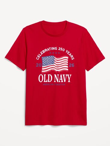 Old Navy Flag Graphic T-Shirt - Robbie Red (Match The Fam!) in Saudi Arabia