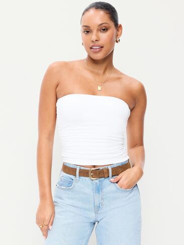 Old Navy Hug Double-Layer Tube Top - White Lilies in Saudi Arabia