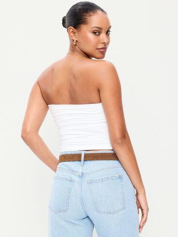 Old Navy Hug Double-Layer Tube Top - White Lilies in Saudi Arabia