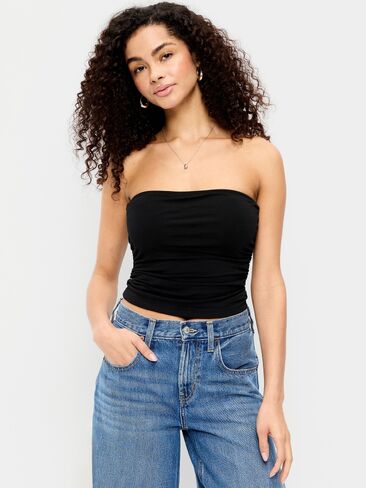 Old Navy Hug Double-Layer Tube Top - Black Jack in Saudi Arabia