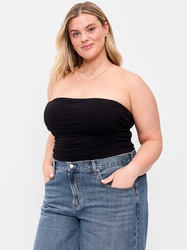 Old Navy Hug Double-Layer Tube Top - Black Jack in Saudi Arabia
