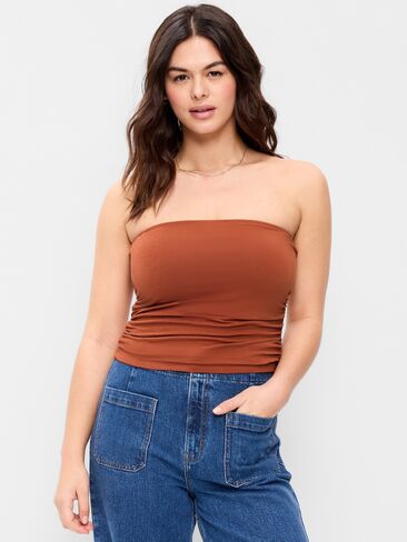 Old Navy Hug Double-Layer Tube Top - RUSSET MOON in Saudi Arabia