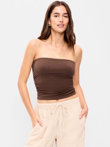 Old Navy Hug Double-Layer Tube Top - Peppercorn in Saudi Arabia