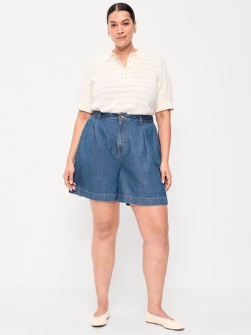 Old Navy High-Waisted OGC Chino Shorts -- 6-inch inseam - Medium Wash in Saudi Arabia